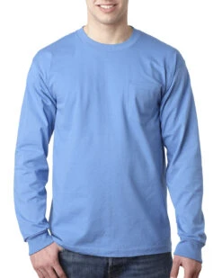 Adult Unisex 6.1 Oz., 100% Cotton Long Sleeve Pocket T-Shirt -Jiffyshirts Sales Store 88834e5b67b4b0