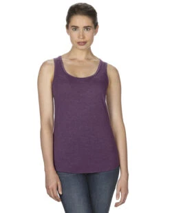 Anvil Ladies' Triblend Racerback Tank -Jiffyshirts Sales Store 88b2a7bec67119