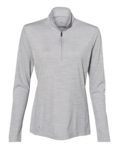 ADIDAS Women's Lightweight Melange Quarter-Zip Pullover 12 ADIDAS Women's Lightweight Melange Quarter-Zip Pullover -Jiffyshirts Sales Store 88c81f7c9bf053