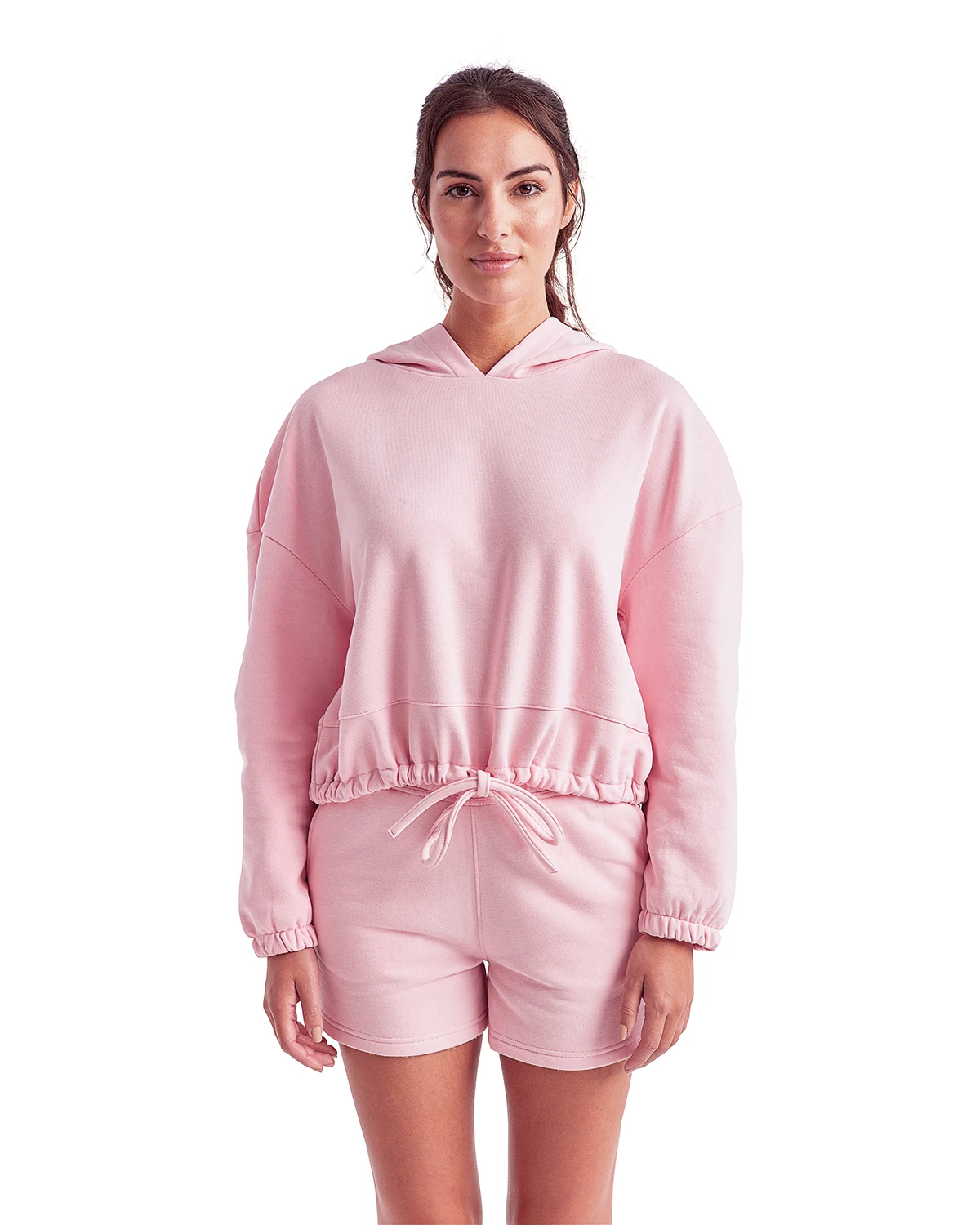 Ladies' Cropped Oversized Hooded Sweatshirt 9 Ladies' Cropped Oversized Hooded Sweatshirt - Image 7
