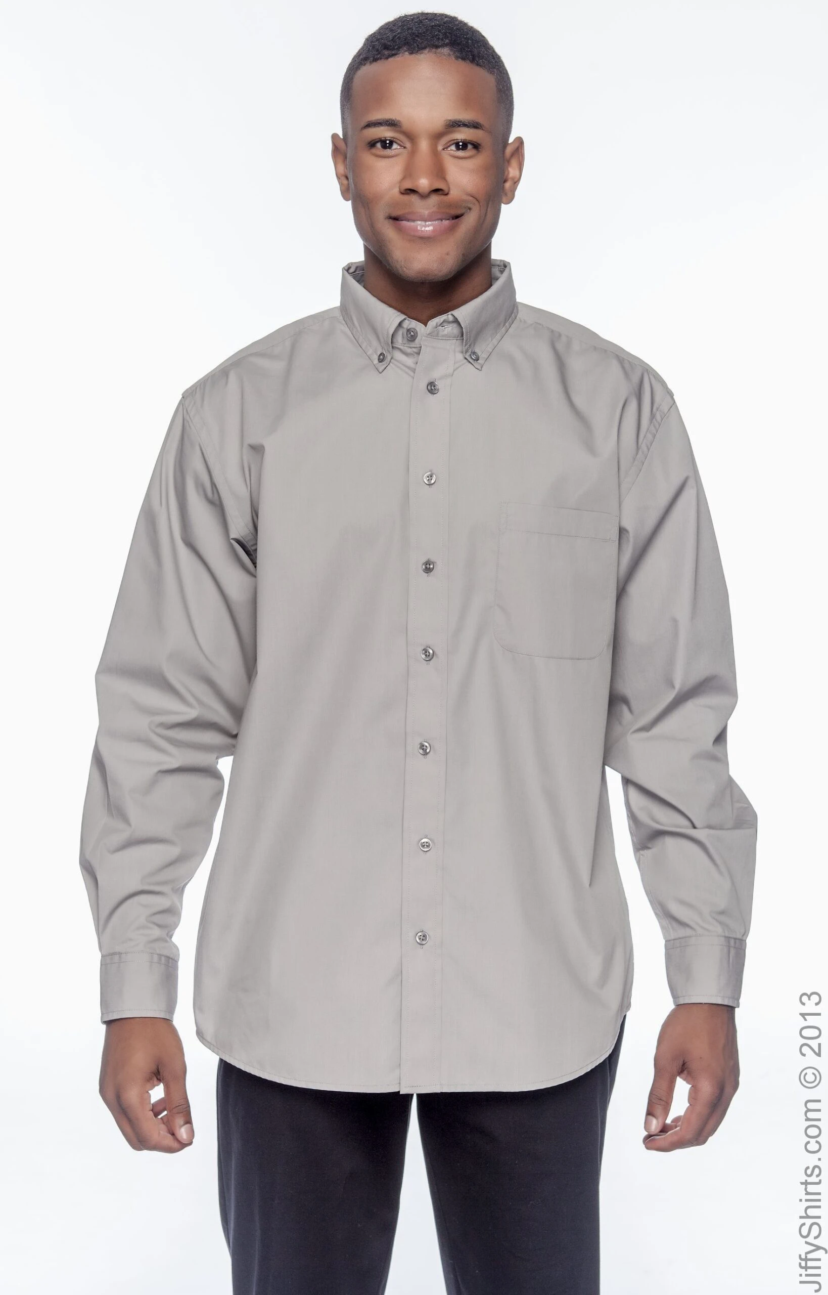 Men's 3.1 Oz. Essential Poplin 8 Men's 3.1 Oz. Essential Poplin - Image 6