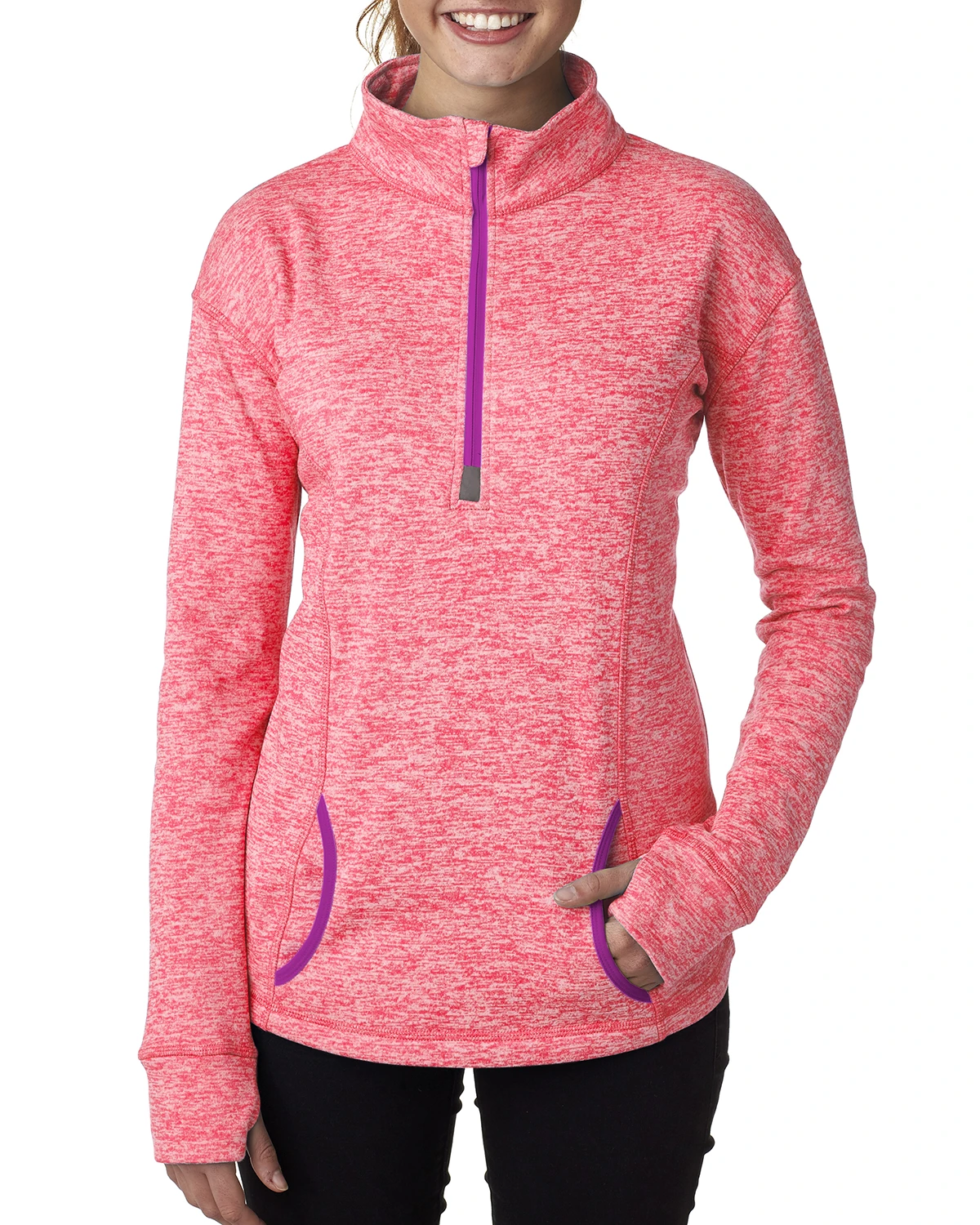 Ladies' Cosmic Fleece Quarter-Zip 10 Ladies' Cosmic Fleece Quarter-Zip - Image 8