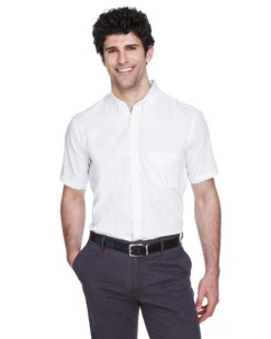 Men's Optimum Short-Sleeve Twill Shirt 16 Men's Optimum Short-Sleeve Twill Shirt -Jiffyshirts Sales Store 896e7f151db146