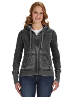 Ladies' Zen Full-Zip Fleece Hood 14 Ladies' Zen Full-Zip Fleece Hood -Jiffyshirts Sales Store 89775f5802dff7