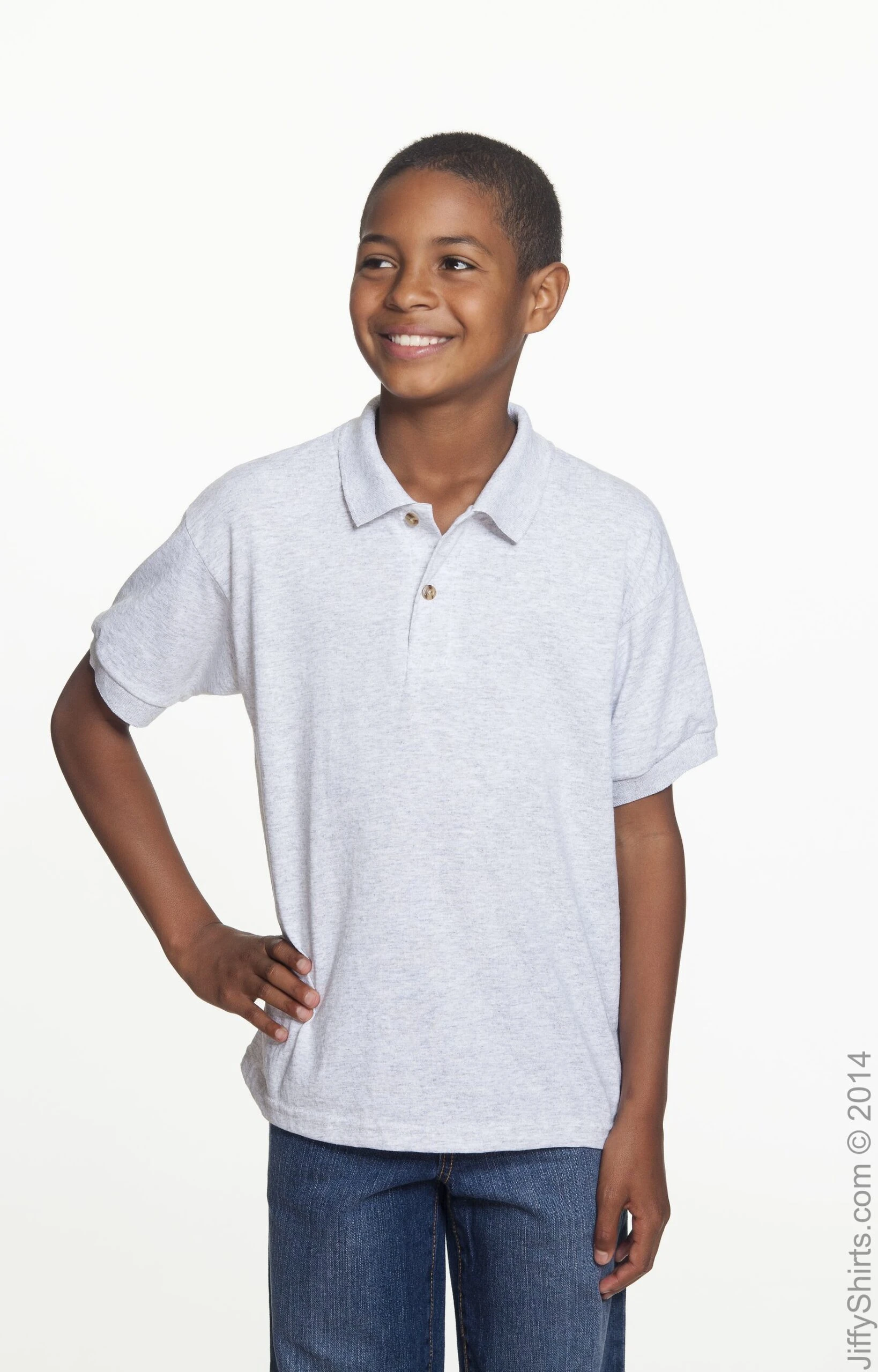 Gildan Youth Unisex 6 Oz., 50/50 Jersey Polo 17 Gildan Youth Unisex 6 Oz., 50/50 Jersey Polo - Image 15