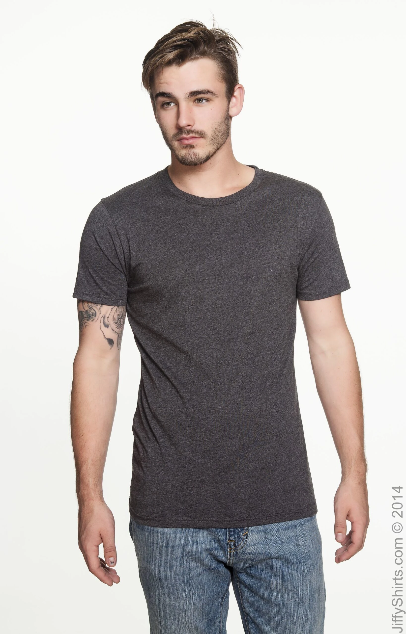 Men's 4.25 Oz. Blended Eco T-Shirt 4 Men's 4.25 Oz. Blended Eco T-Shirt - Image 2