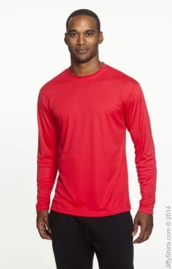 Men's Cooling Performance Long Sleeve T-Shirt -Jiffyshirts Sales Store 8EC2CFF67D9682