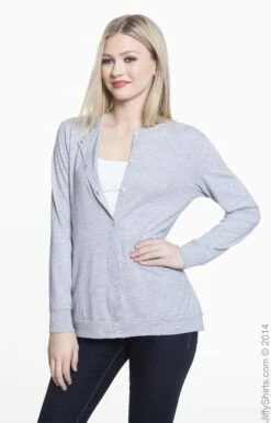 Ladies' Perfect Fit™ Ribbon Cardigan -Jiffyshirts Sales Store 8F380CCA2975FE