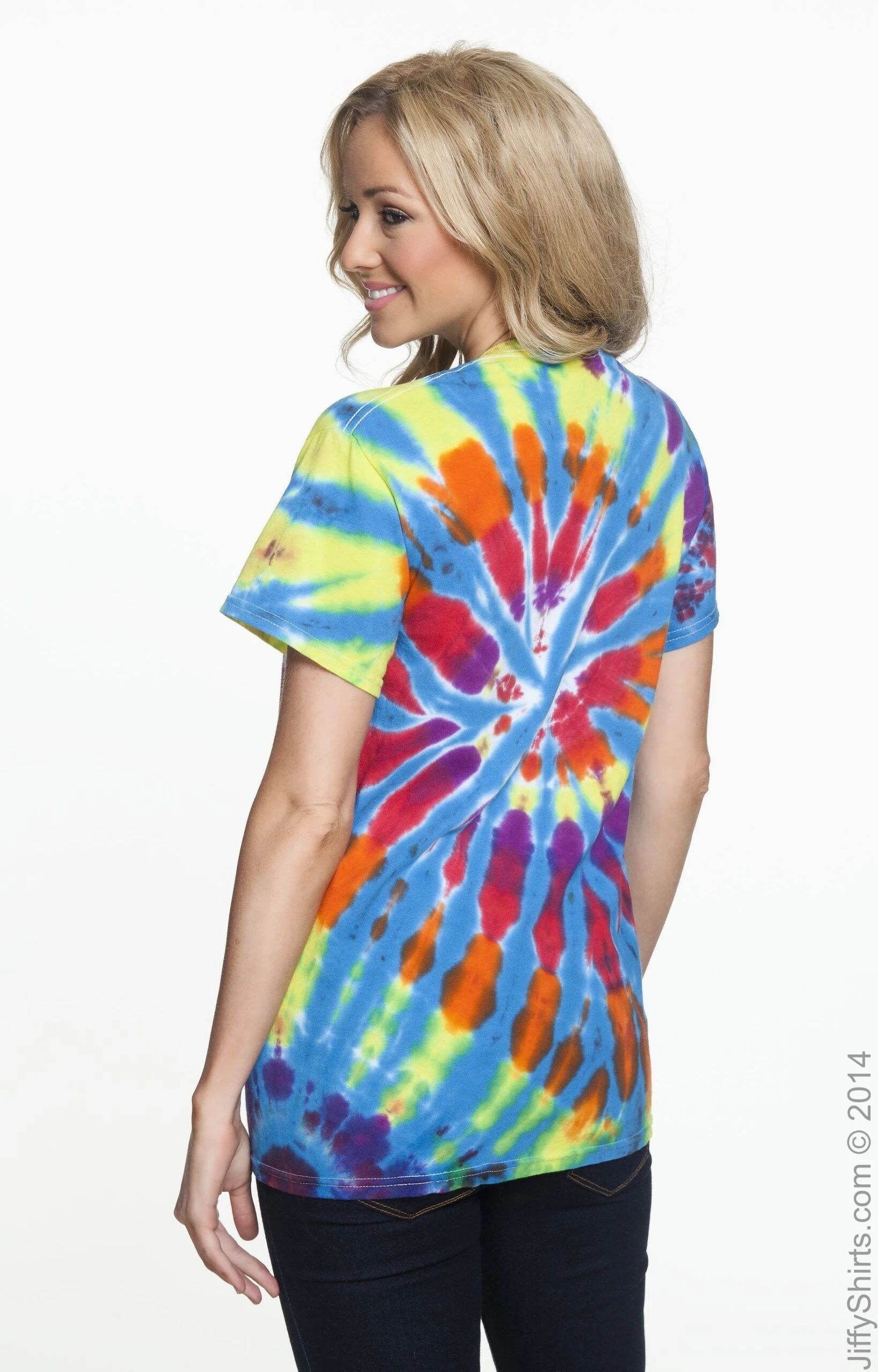 Unisex Short Sleeve Rainbow Cut-Spiral T-Shirt 7 Unisex Short Sleeve Rainbow Cut-Spiral T-Shirt - Image 5