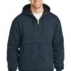 Heavyweight Full-Zip Hooded Sweatshirt With Thermal Lining