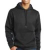 Sport-Wick CamoHex Fleece Colorblock Hooded Pullover