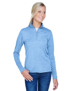 Ladies' Cool & Dry Heathered Performance Quarter-Zip 14 Ladies' Cool & Dry Heathered Performance Quarter-Zip -Jiffyshirts Sales Store 8b0821c0394759