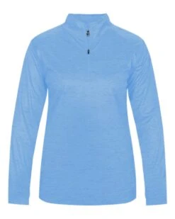 BADGER Women’s Tonal Blend Quarter-Zip Pullover -Jiffyshirts Sales Store 8c35b358e18143
