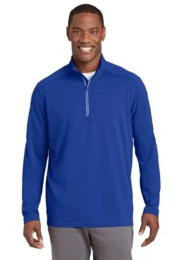 Sport-Wick Textured 1/4-Zip Pullover -Jiffyshirts Sales Store 8d6975abc8c065