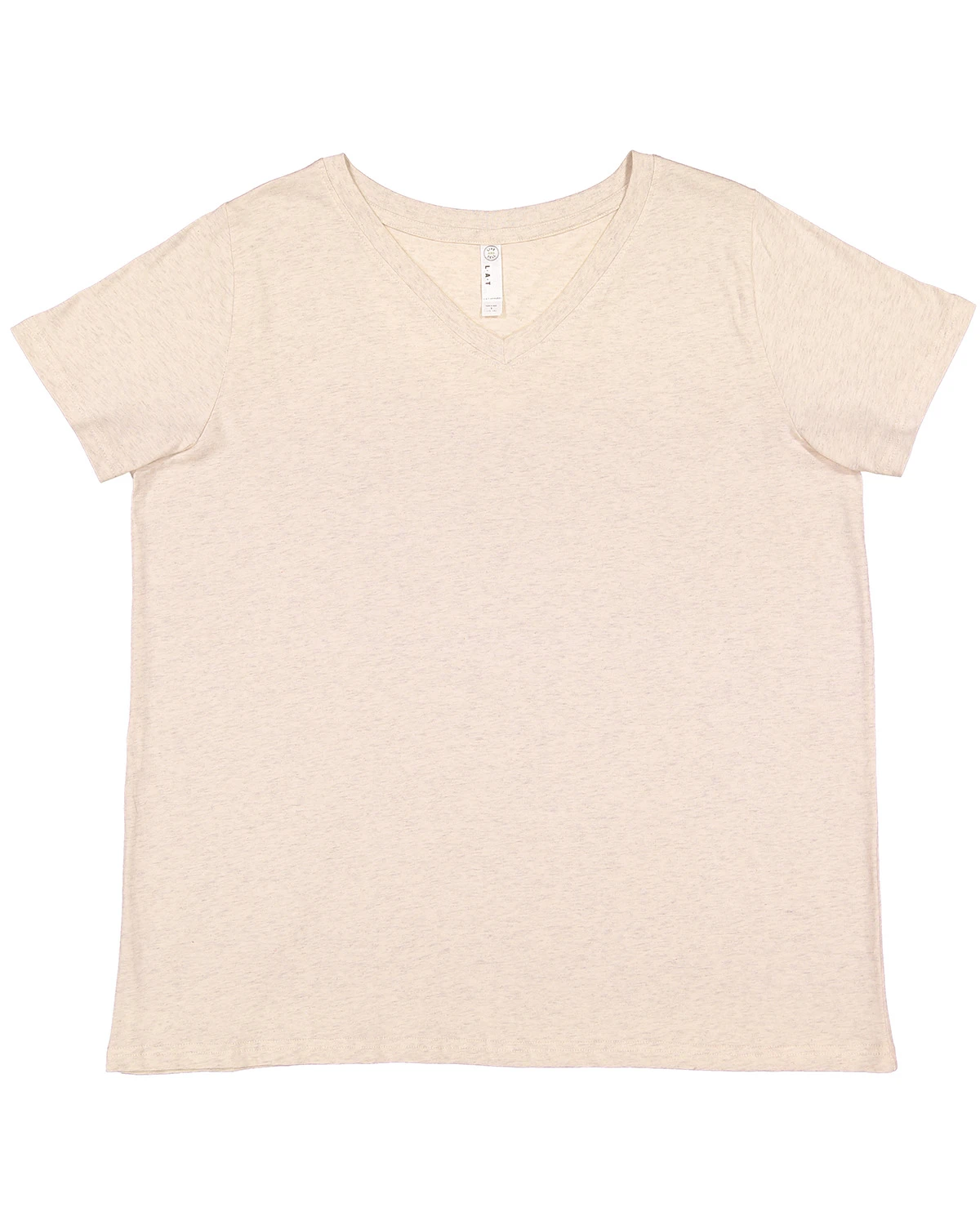 Ladies' Curvy V-Neck Fine Jersey T-Shirt 9 Ladies' Curvy V-Neck Fine Jersey T-Shirt - Image 7