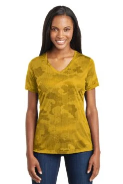 Ladies CamoHex V-Neck Tee 13 Ladies CamoHex V-Neck Tee -Jiffyshirts Sales Store 8df339daf2d11a