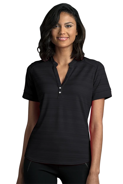 Women's Strata Textured Henley 3 Women's Strata Textured Henley