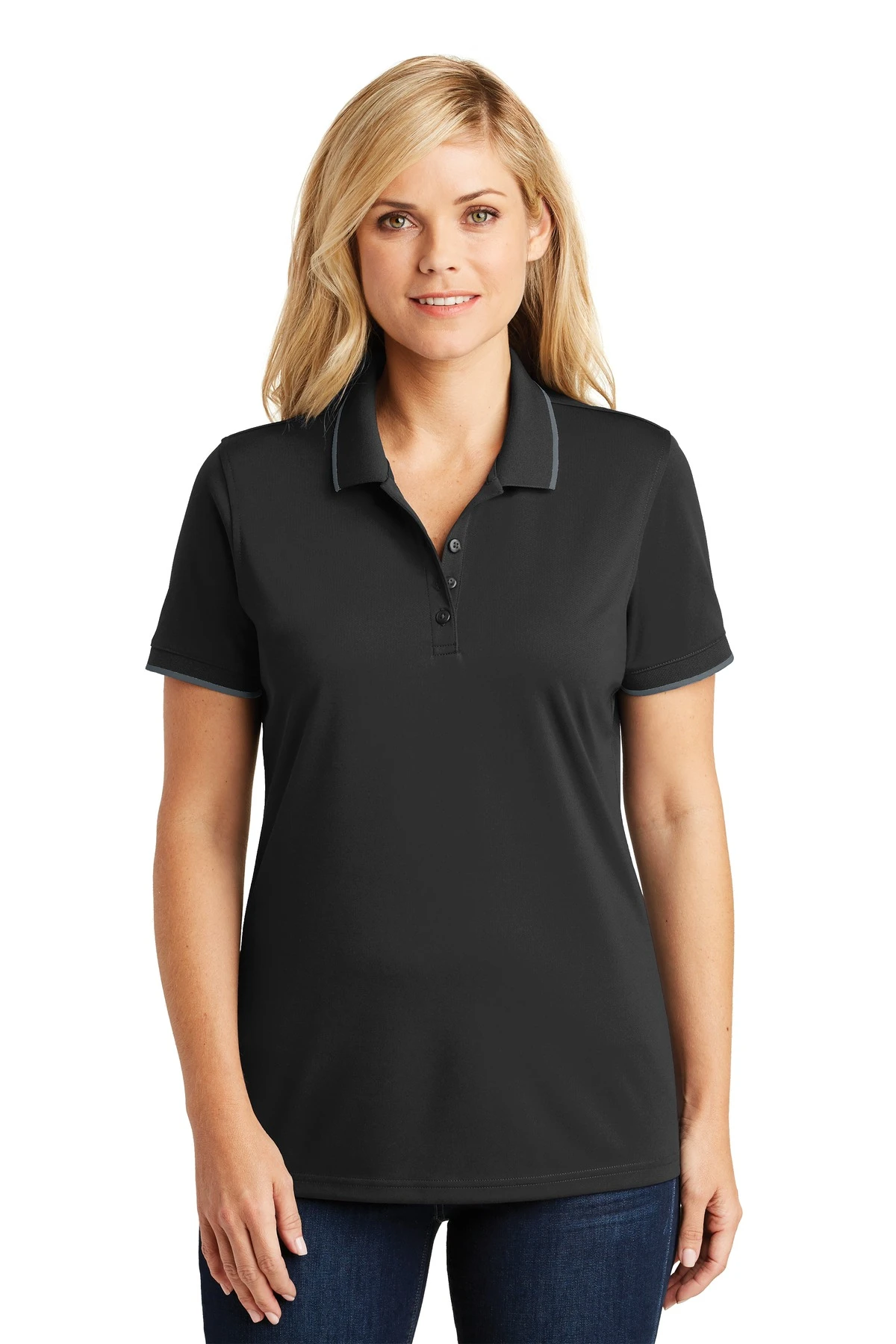 Ladies Dry Zone UV Micro-Mesh Tipped Polo 6 Ladies Dry Zone UV Micro-Mesh Tipped Polo - Image 4
