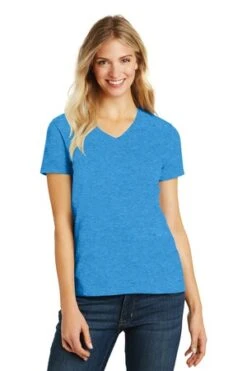 District Ladies' Perfect Blend V-Neck Tee 36 District Ladies' Perfect Blend V-Neck Tee -Jiffyshirts Sales Store 8f51fd62619fc0