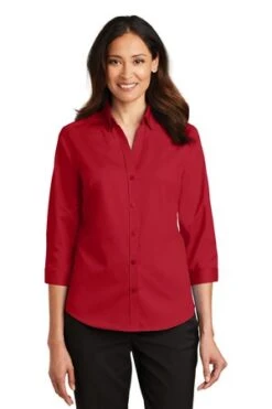 Ladies 3/4-Sleeve SuperPro Twill Shirt 22 Ladies 3/4-Sleeve SuperPro Twill Shirt -Jiffyshirts Sales Store 8fdf236dee93b0