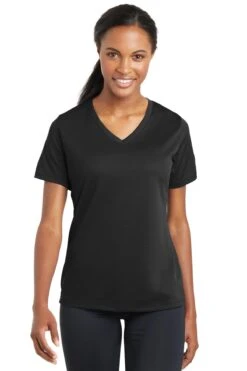 Ladies PosiCharge RacerMesh V-Neck Tee 29 Ladies PosiCharge RacerMesh V-Neck Tee -Jiffyshirts Sales Store 9002042b56045f