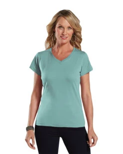Ladies' V-Neck Fine Jersey T-Shirt 37 Ladies' V-Neck Fine Jersey T-Shirt -Jiffyshirts Sales Store 90d9dc2bead5aa