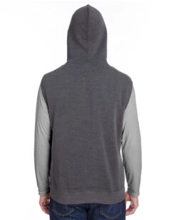 Adult Unisex Triblend Fleece Sleeveless Hooded Sweatshirt -Jiffyshirts Sales Store 90e5934faa9a85