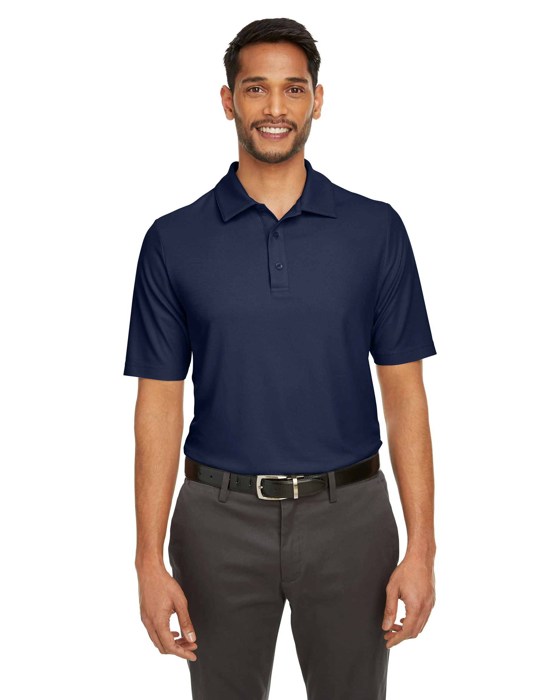 Men's Tall Fusion ChromaSoft™ Pique Polo 6 Men's Tall Fusion ChromaSoft™ Pique Polo - Image 4