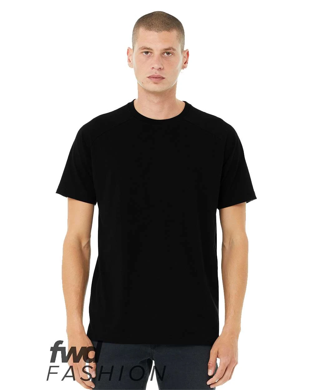 Men's Heather CVC Raglan T-Shirt 3 Men's Heather CVC Raglan T-Shirt