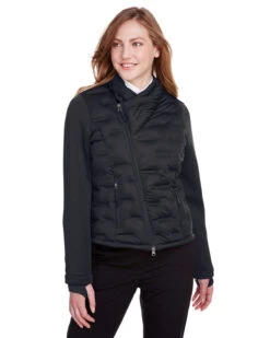 Ladies' Pioneer Hybrid Bomber Jacket -Jiffyshirts Sales Store 91bbb8fd5200ef