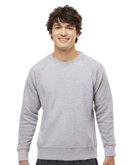 Adult Unisex Ripple Fleece Raglan Crewneck Sweatshirt 7 Adult Unisex Ripple Fleece Raglan Crewneck Sweatshirt - Image 5