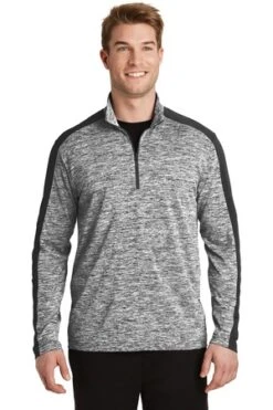 Unisex PosiCharge Electric Heather Colorblock 1/4-Zip Pullover 15 Unisex PosiCharge Electric Heather Colorblock 1/4-Zip Pullover -Jiffyshirts Sales Store 92300279f94618