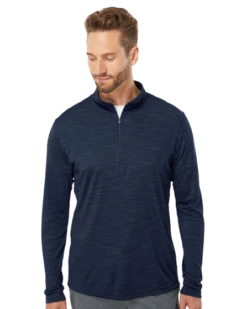 ADIDAS Lightweight Melange Quarter-Zip Pullover 15 ADIDAS Lightweight Melange Quarter-Zip Pullover -Jiffyshirts Sales Store 926897c445a17c