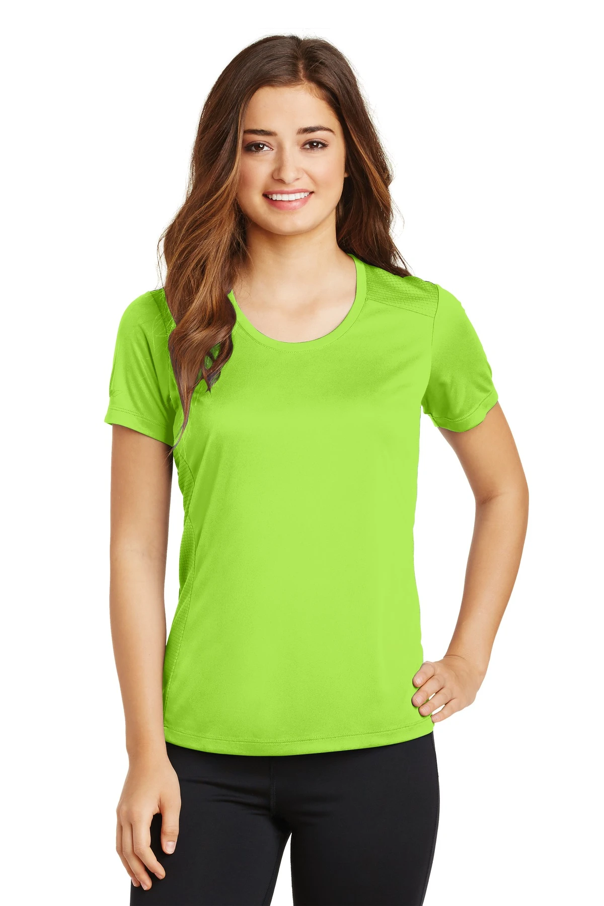 Ladies PosiCharge Elevate Scoop Neck Tee 12 Ladies PosiCharge Elevate Scoop Neck Tee - Image 10