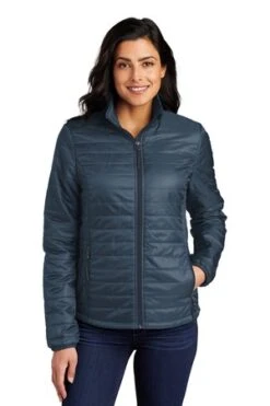 Ladies Packable Puffy Jacket -Jiffyshirts Sales Store 938ddd9051f9b4