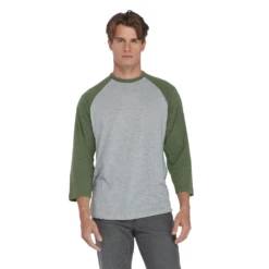 Platinum Men's Tri-Blend 3/4 Sleeve Raglan Tee -Jiffyshirts Sales Store 93c8cae9b73a5c