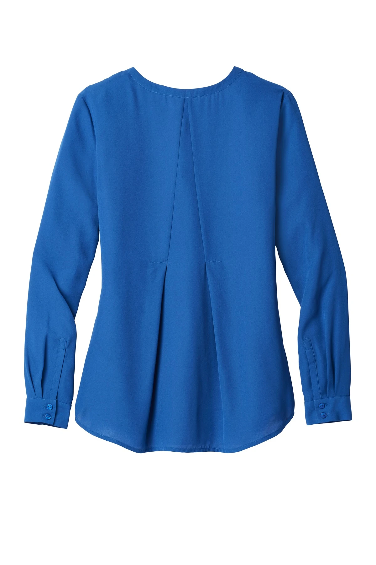 Ladies Long Sleeve Button-Front Blouse 6 Ladies Long Sleeve Button-Front Blouse - Image 4