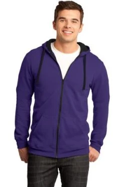 District Unisex The Concert Fleece Full-Zip Hoodie -Jiffyshirts Sales Store 941b8ef0e97524