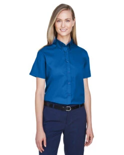 Ladies' Optimum Short-Sleeve Twill Shirt 20 Ladies' Optimum Short-Sleeve Twill Shirt -Jiffyshirts Sales Store 944be86512dcd0