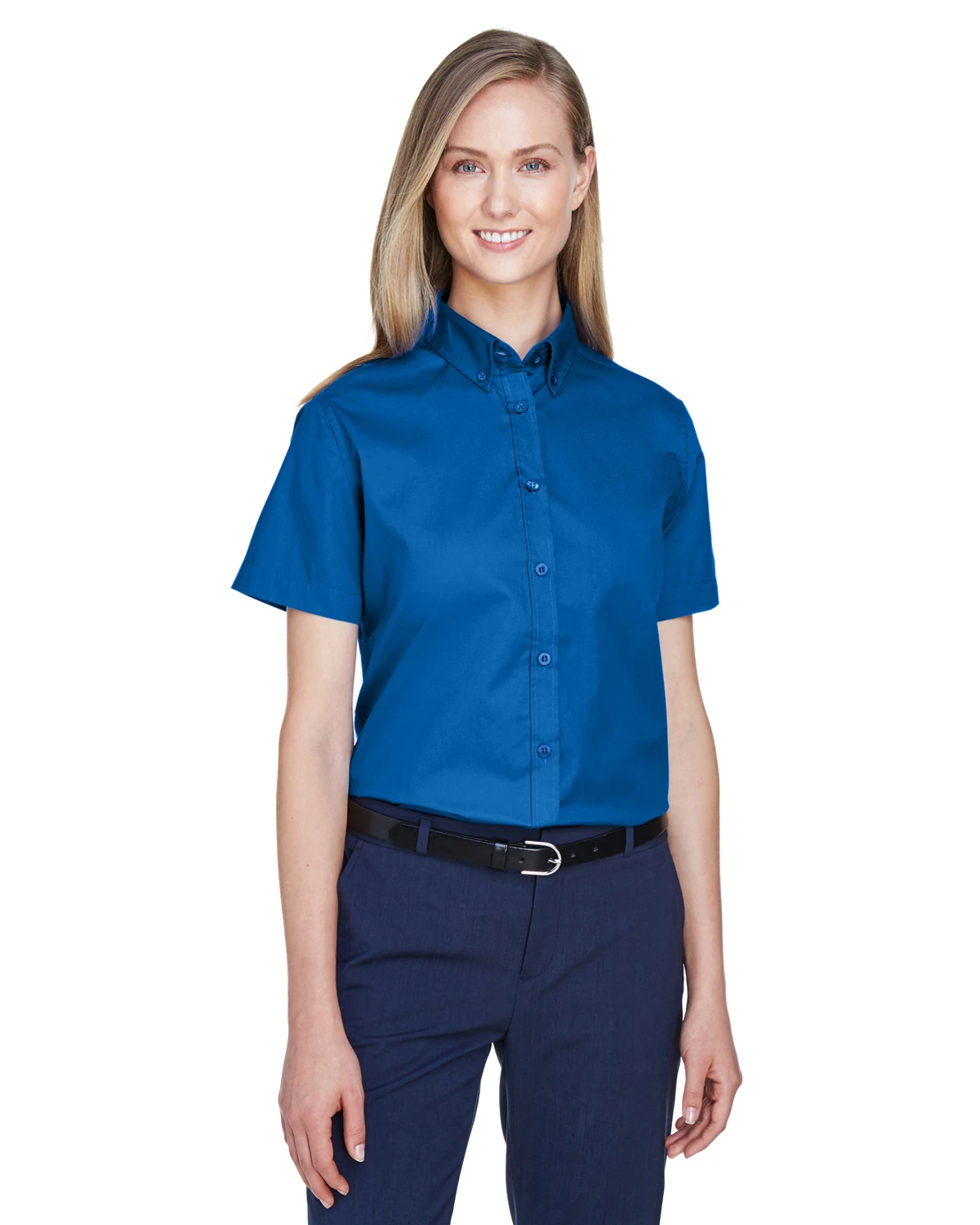 Ladies' Optimum Short-Sleeve Twill Shirt 11 Ladies' Optimum Short-Sleeve Twill Shirt - Image 9