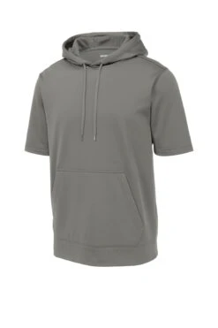 Sport-Wick Fleece Short Sleeve Hooded Pullover 14 Sport-Wick Fleece Short Sleeve Hooded Pullover -Jiffyshirts Sales Store 94535a0330f1c4