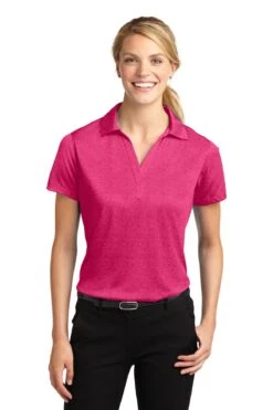 Ladies Heather Contender Polo -Jiffyshirts Sales Store 94617b7bd455a3