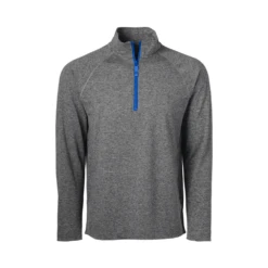 Men's Mélange Quarter Zip -Jiffyshirts Sales Store 946c7aefbddcac