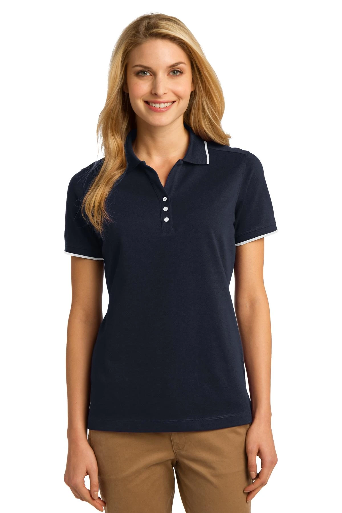 Ladies Rapid Dry Tipped Polo 6 Ladies Rapid Dry Tipped Polo - Image 4