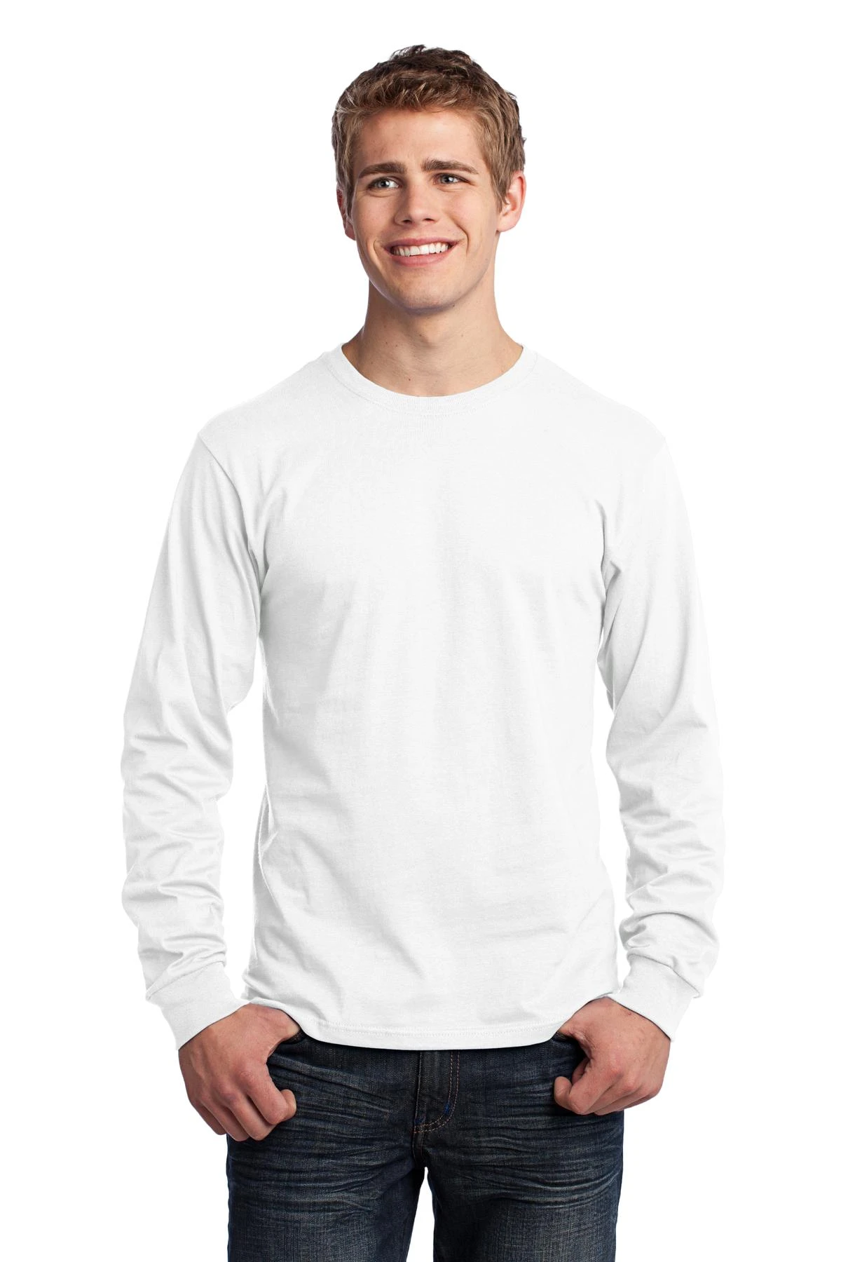 Unisex Long Sleeve Core Cotton Tee 7 Unisex Long Sleeve Core Cotton Tee - Image 5