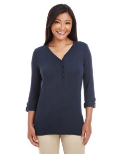 Ladies' Perfect Fit™ Y-Placket Convertible Sleeve Knit Top 17 Ladies' Perfect Fit™ Y-Placket Convertible Sleeve Knit Top -Jiffyshirts Sales Store 95d0b98fdcc219