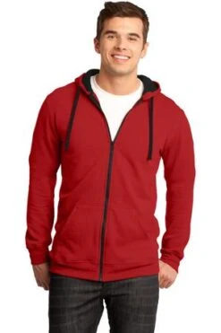 District Unisex The Concert Fleece Full-Zip Hoodie -Jiffyshirts Sales Store 9615c359f6716a