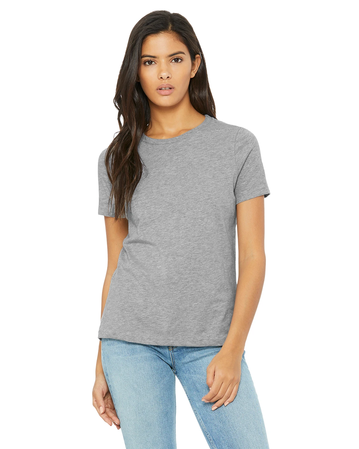 Ladies' Heathered Relaxed Jersey Short-Sleeve T-Shirt 13 Ladies' Heathered Relaxed Jersey Short-Sleeve T-Shirt - Image 11