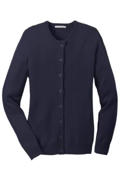 Ladies Value Jewel-Neck Cardigan Sweater -Jiffyshirts Sales Store 980ee4c7c4407b