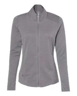 Jiffyshirts Sales Store 40 ADIDAS Women's Textured Full-Zip Jacket